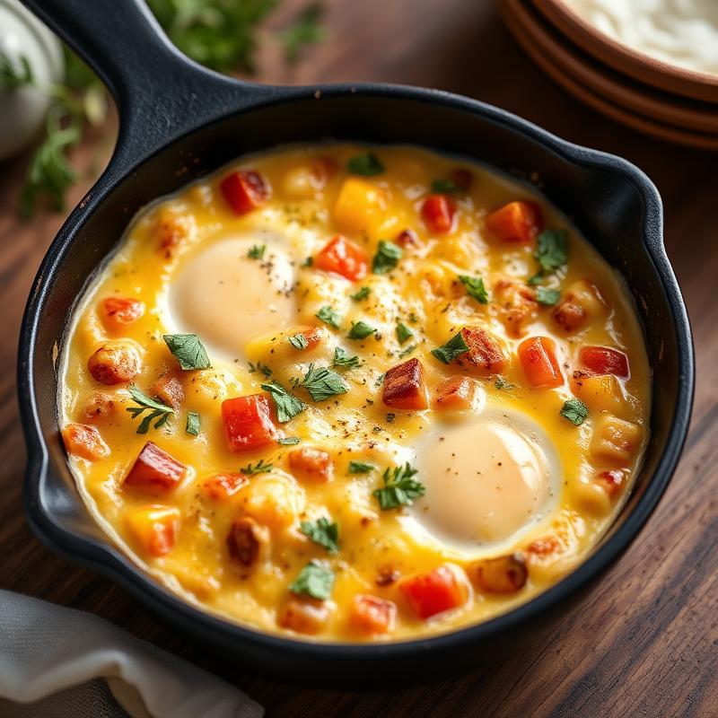Cazuela Cremosa de Huevos